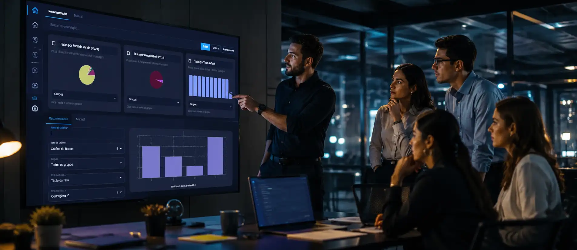 Dashboards e Relatórios
